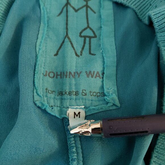 Johnny Was Dark Blue Velvet Top Tunic Rayon Silk Size Medium - Picture 6 of 9